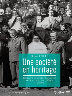 cover image of Une société en héritage